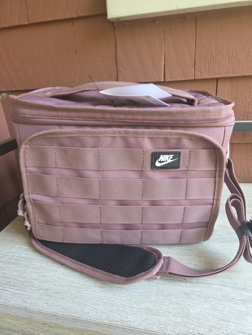 Nike Futura Sport Insulated PEVA Lining Lunch Box Bag Tactical 6.75L NWT Mauve